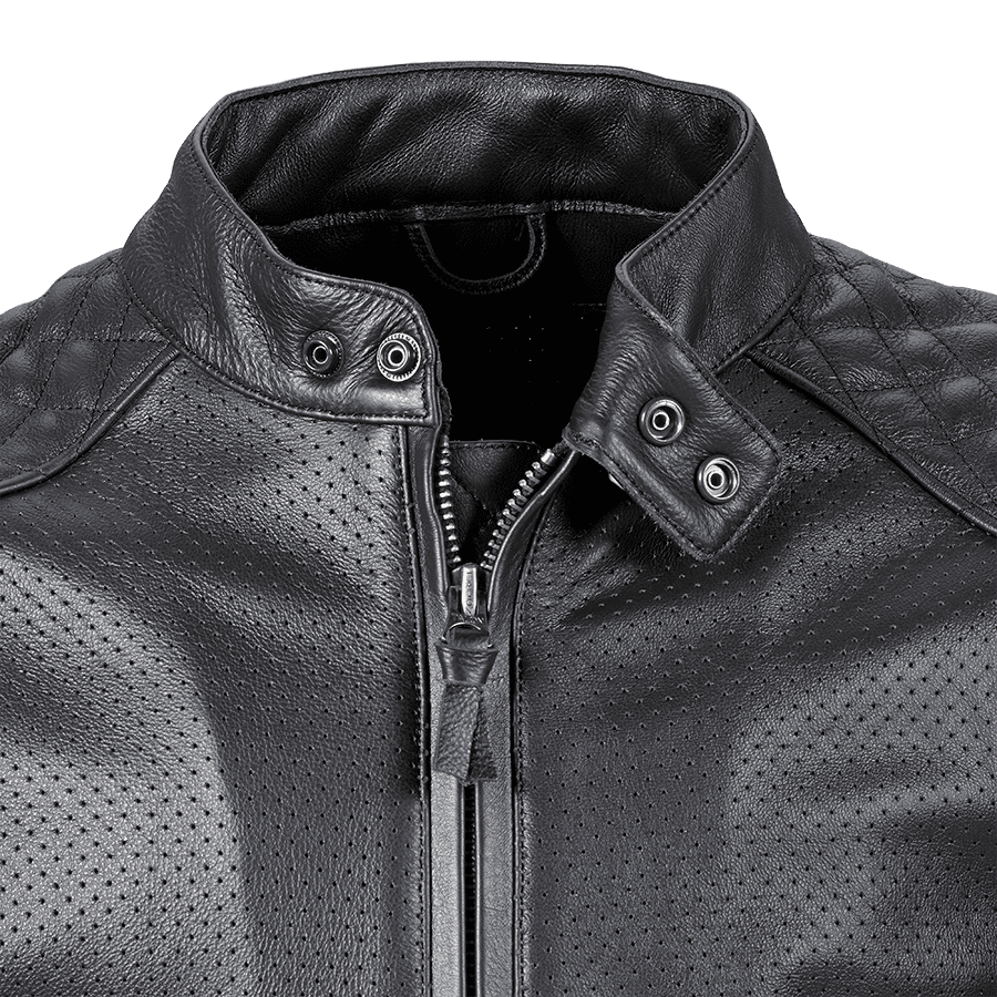 Braddan Air Race Jacket in Black | Motorcycle Clothing